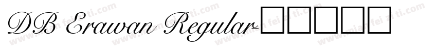 DB Erawan Regular字体转换